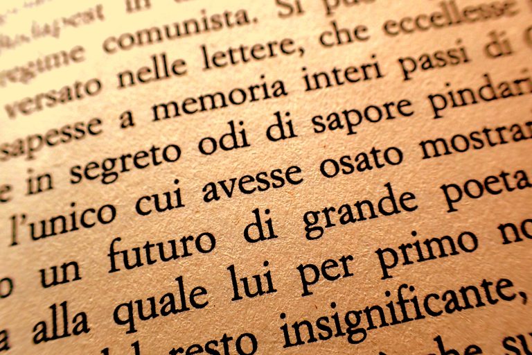 Fragment książki "Il tempo invecchia in fretta" Antonia Tabucchi, który zawiera congiuntivo