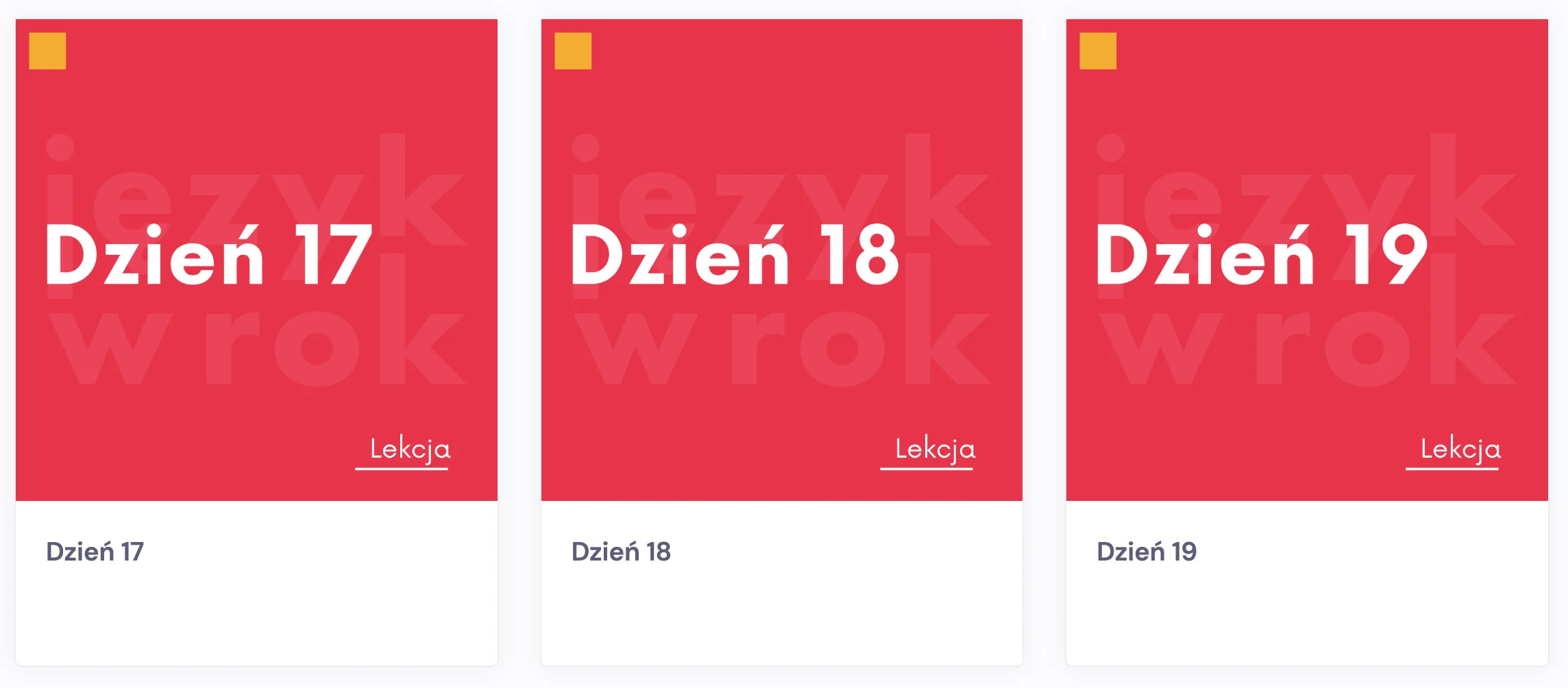 Dodatkowy widok platformy kursowej